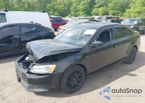 2013 Volkswagen Jetta 2.0L S из США, поврежденный, VIN 3VW2K7AJ9DM280634